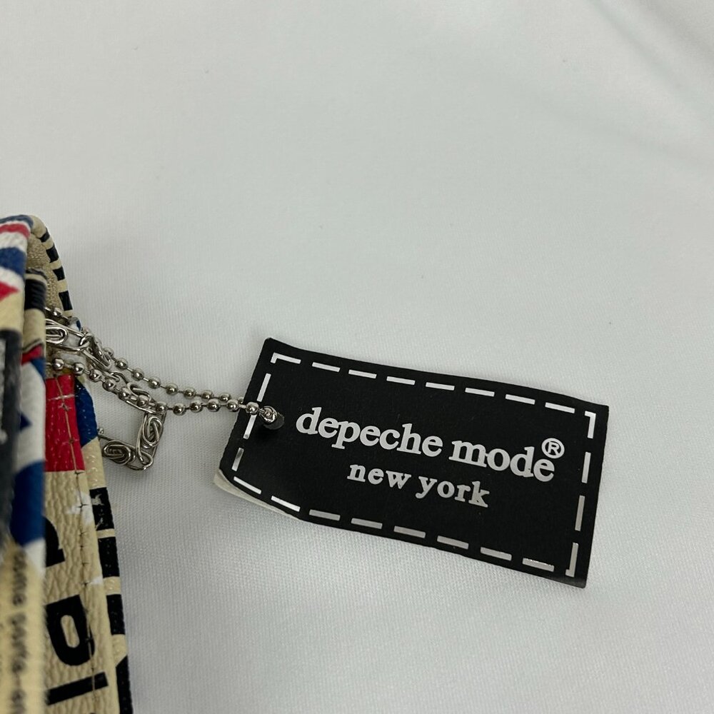 Depeche Mode New York Newsprint Traveler Clutch Shoulder Bag Purse New With Tag - Picture 10 of 16